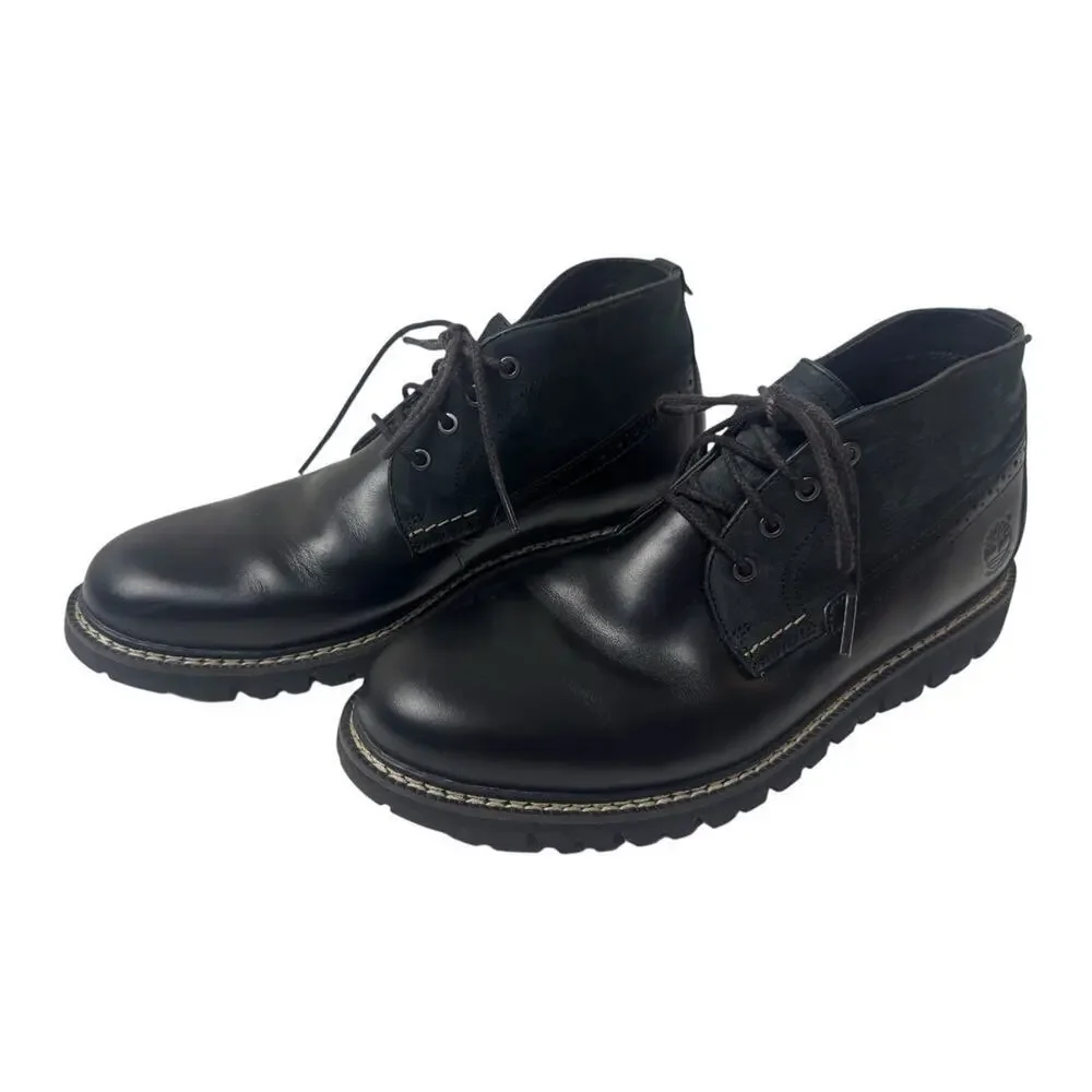 TIMBERLAND Britton Hill Chukka Boots TB0A1MDY001 Black Waterproof Comfort Sz 9